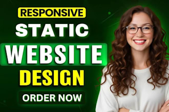 design a world class static website