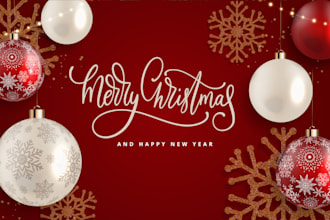design amazing christmas,greeting or holiday card