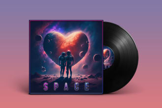 design a stunning album or single cover artwork