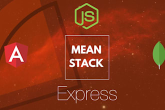 develop a mean stack web application for your business