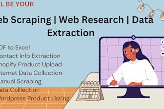do web scraping, web research, and data extraction