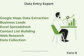 do google maps data extraction and data collection into excel