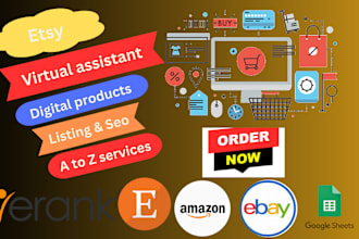 do etsy drop shipping, etsy digital products as VA