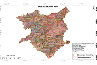 produce gis cadastral mapping and analyse surveying data