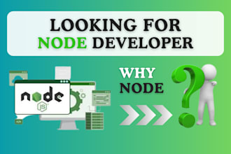 develope backend of your webapps using node js express js and databases