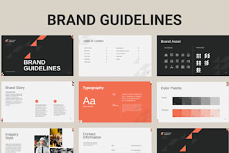 design branding kit, corporate identity, brand book, or visual identity