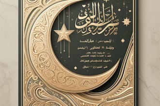design elegant, custom invitation card for wedding, birthday