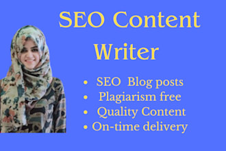 be your SEO blog writer