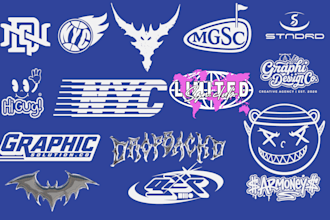 fashion , apparel, boutique streetwear logo design for clothing brand