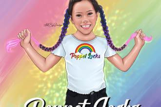 create unique kids logo, baby brand, children shop
