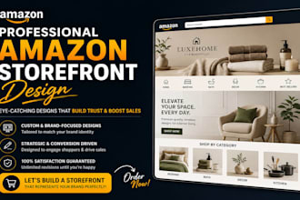 do amazon brand store and amazon storefront design