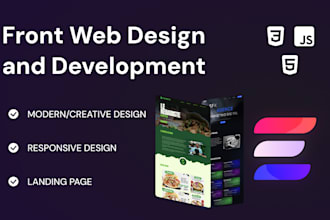 design and create a showcase website responsive