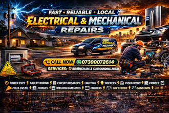 appliance repair, electronic repair, electrical repair, mobile service