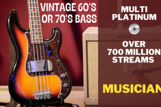record an awesome 60s or 70s vintage bass track