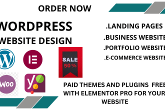 build wordpress website, wordpress, website design or blog