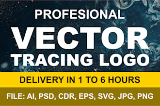 do redesign a logo bitmaps to vector high resolution