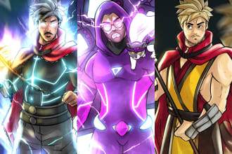 draw your dnd party and fantasy characters