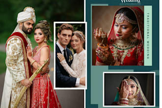 design unique photo book, wedding album, travel picture book