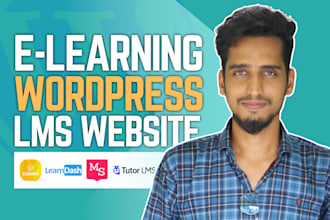build lms website using learndash, buddyboss, tutor lms elearning
