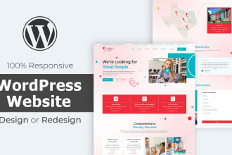 build, design, redesign, clone and revamp elementor wordpress website