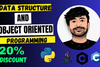 do data structure and algorithms oop in java cpp python and c