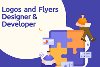 be your professional graphics designer for logo and flyers