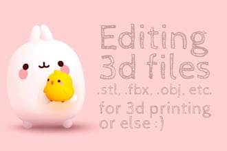 do 3d editing of any stl file