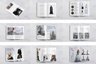 design your fashion lookbook, catalogue and portfolio