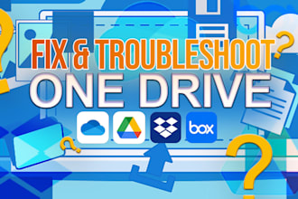 fix onedrive issues or other cloud provider