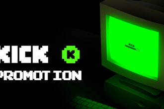 promote your kick live stream to a targeted audience