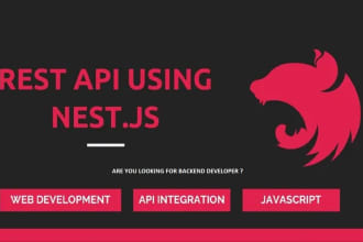 be your backend web developer in node js and nest js