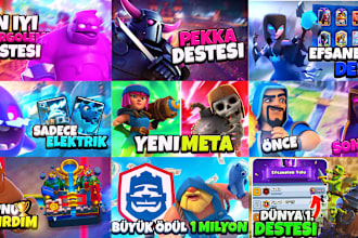 make attractive clash royale  clash of clans thumbnail