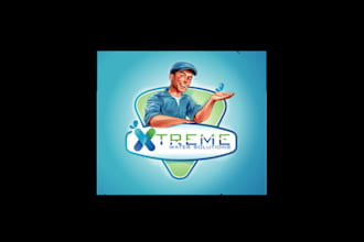 design awesome very clear water solutions logo