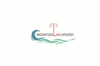design beautifully exceptional migration law logo