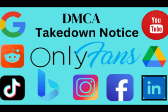 send dmca takedown notice to remove copyright content reddit,fb,tiktok,telegram