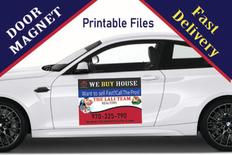 design vehicle window vinyl decals, car magnets, and wraps design