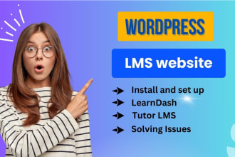 build wordpress learndash, tutor lms website, eduma,elearning online, learnpress