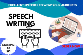 write amazing persuasive and motivational speeches