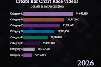 create bar chart race videos