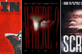 design a unique poster for you