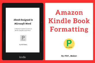 format or design amazon kindle ebook and paperback