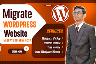 do wordpress website migration to new host, wordpress backup,transfer
