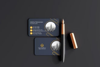 design modern real estate business card