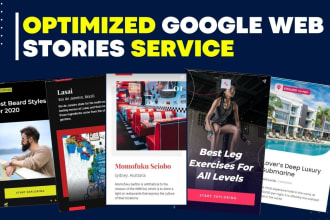 create optimized google web stories for organic traffic on your website