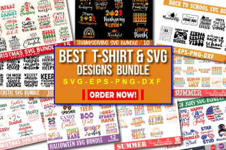 do bulk t shirt designs with svg cutting files