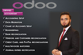 do odoo accounting and inventory setup data migration and accounts clean up