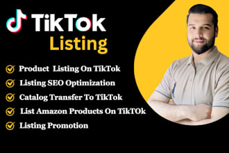 setup tiktok shop, manage tiktok listing, ads and shop, tik tok wining products