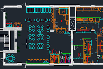 design commercial kitchen for hotel restaurant and bar