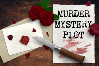 come up with a murder mystery plot