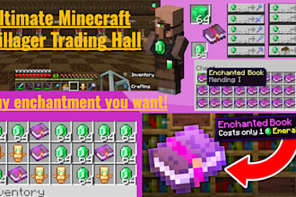 build the best minecraft villager trading hall in your world